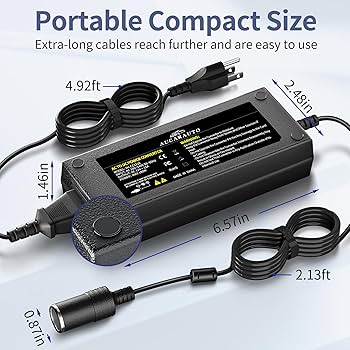 その他 Nerrcilo CAR ADAPTER Amazon.com: Car Male Plug 12V DC Adapter Compatible with
